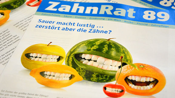 Sauer macht lustig, zerstört aber die Zähne!