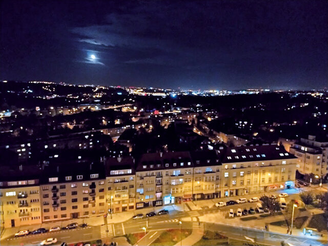 ...a užít si nevšedního výhledu na Prahu