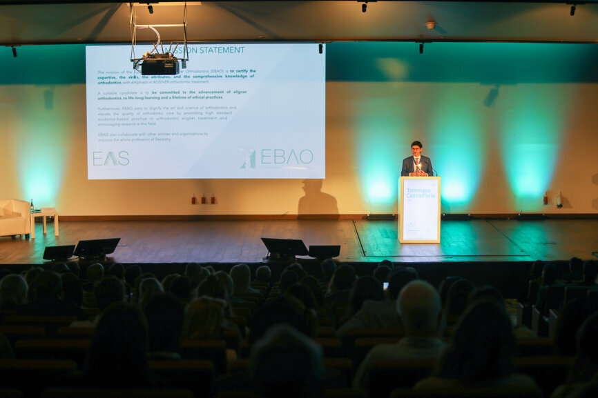 EAS President Dr Tommaso Castroflorio.