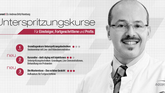 Kursreihe „Unterspritzungstechniken“ 2015 für Basel und Umgebung