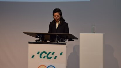 Makiko Nakao, Chairwoman of Nakao for Worldwide Oral Health (Photograph: Monique Mehler, DTI)