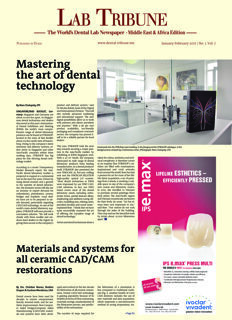 Lab Tribune Middle East & Africa No. 1, 2017