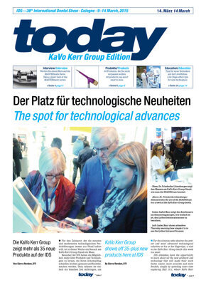 Corporate today IDS 2015 KaVo Kerr Group Supplement 14 March