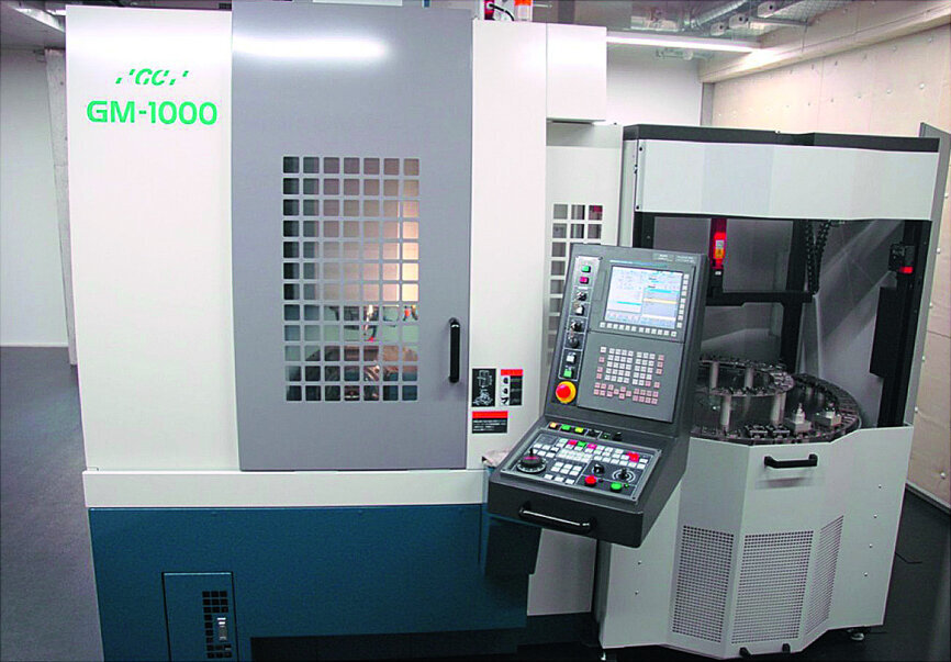 Fig. 23: The model was scanned before being transferred to a machining centre.