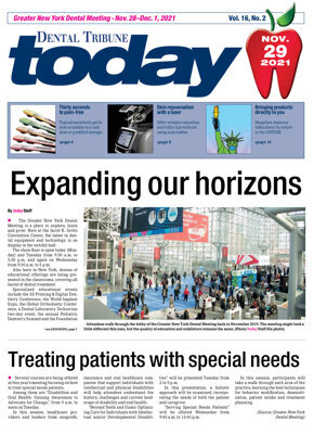 today Greater New York Dental Meeting Nov. 29, 2021 today Greater New York Dental Meeting Nov. 29, 2021