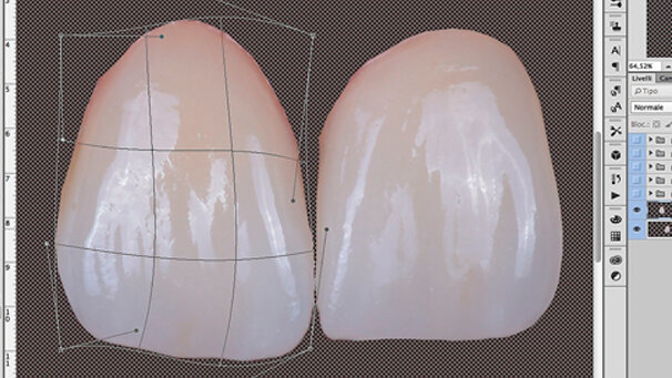 Composite mock-up & design software assistito