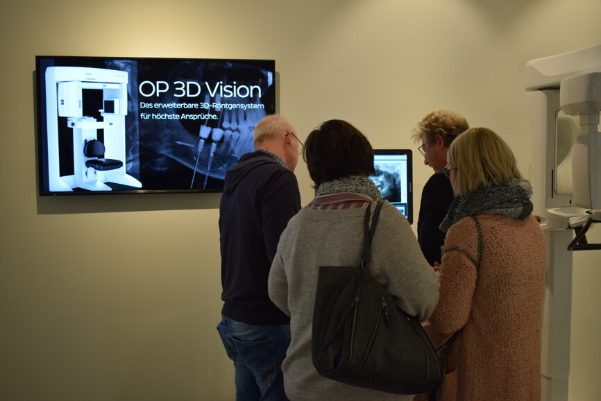 Welche zahnmedizinische Fragestellung auch aufkommen mögen: Das OP 3D Vision Röntgensystem liefert die Antwort. © DTI