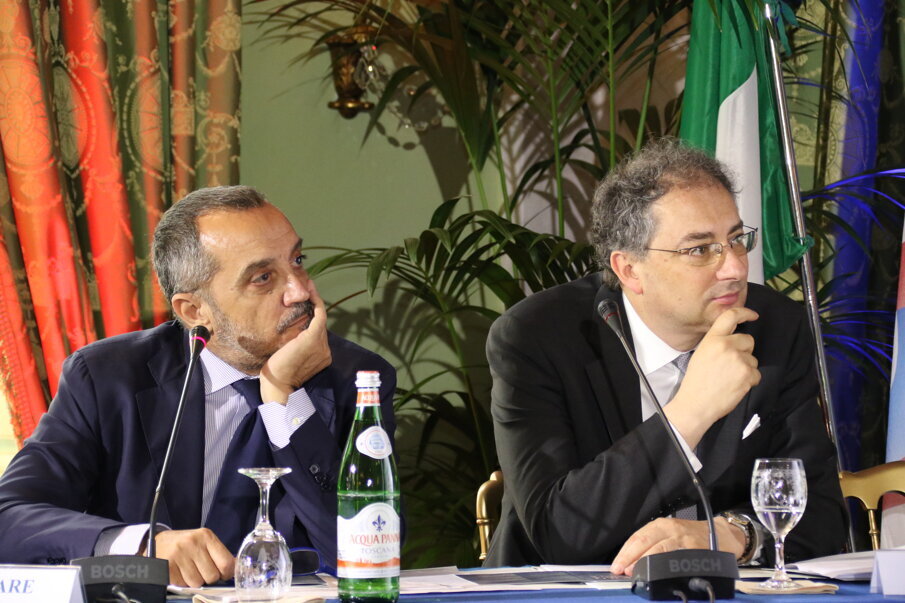 Franco Di Mare e Gianfranco Prada