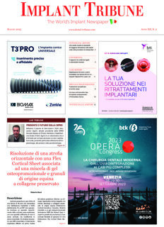 Implant Tribune Italy No. 2, 2023