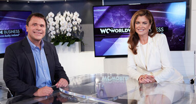 Dr. Charles Goodis talks root canals with TV host Kathy Ireland