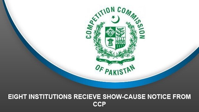 Eight institutions recieve show-cause notice from CCP