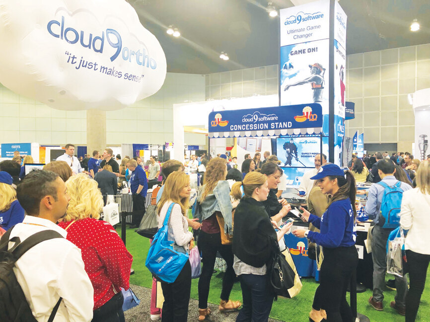 AAO 2019 meeting attendees visit Cloud 9 Software.