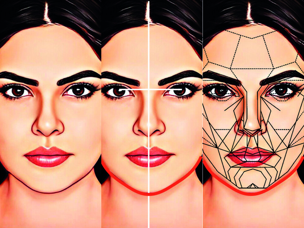 Fig. 7 : Analyse faciale.