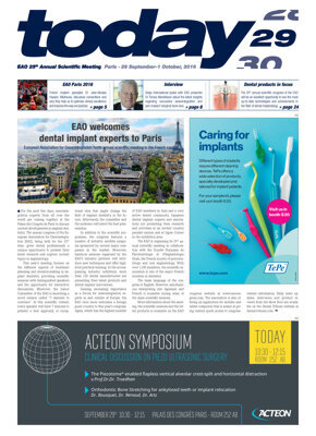 today EAO Paris Sept. 29, 2016