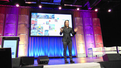 Bestselling author Mike Walsh, a futurist, offers the keynote address at AAE19. (Photo: Fred Michmershuizen/Dental Tribune America)