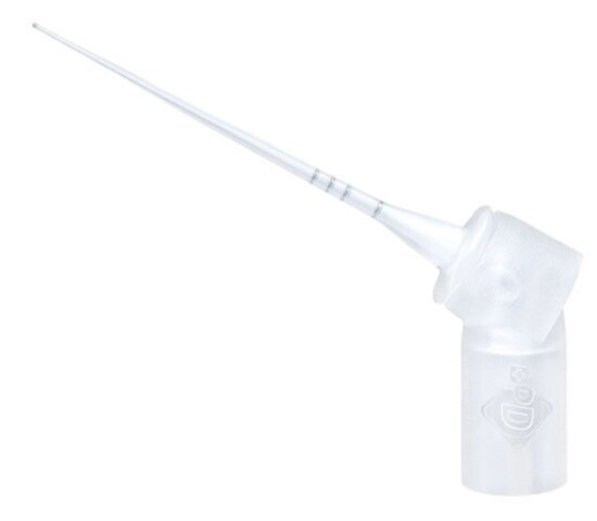 Eine neuartige Kanüle, mit welcher man den apikalen Wurzelkanalbereich einfacher spülen kann. Im Webinar wird gezeigt, wie man diese sicher anwenden kann. © PD