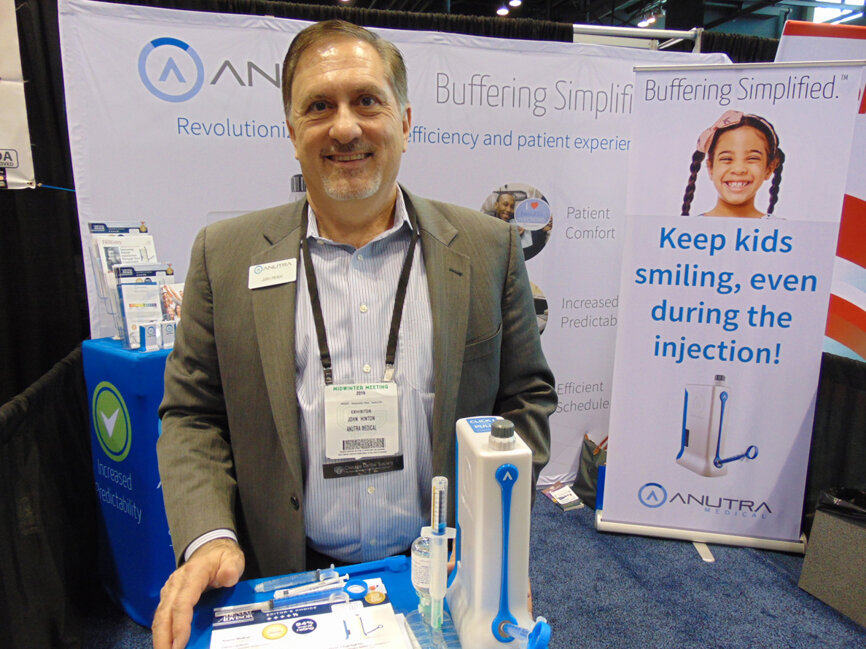 John Hinton of Anutra Medical. (Photo: Fred Michmershuizen/Dental Tribune America)