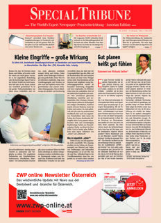 Special Tribune Austria No. 2, 2016 Special Tribune Austria No. 2, 2016