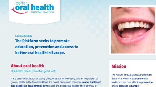 Initiative für bessere Mundgesundheit in Europa