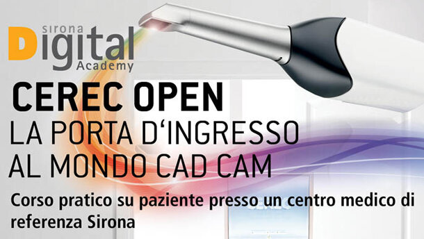 Cerec Open: la porta d’ingresso Sirona al mondo del Cad Cam