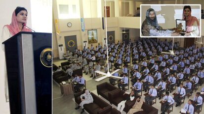 Health, wellness session at PN Cadet College, Ormara