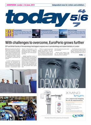 today EuroPerio8 London June 5&6, 2015 today EuroPerio8 London June 5&6, 2015