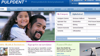 Pulpdent offers clinical information and case studies online