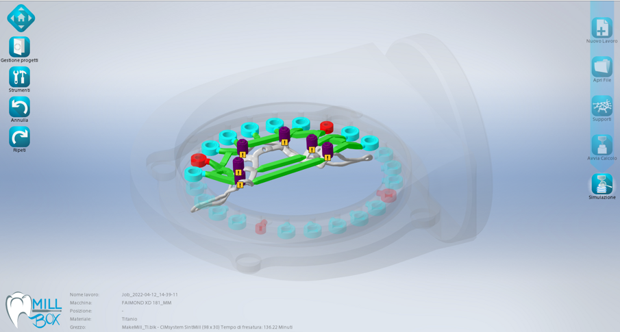 Fig. 1 - Creazione della prima struttura con MM.
