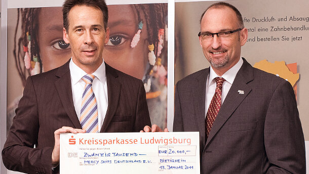 20.000 Euro an Hilfsorganisation