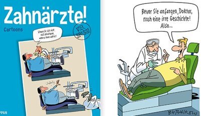 Cartoon-Band über Zahnärzte erschienen Cartoon-Band über Zahnärzte erschienen