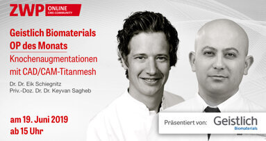 OP zur Knochenaugmentation mit CAD/CAM-Titanmesh