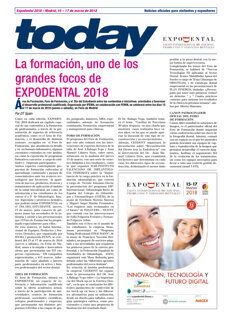 today EXPODENTAL Madrid 2018 today EXPODENTAL Madrid 2018