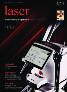 laser international No. 4, 2019 laser international No. 4, 2019