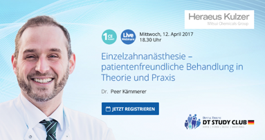 Einzelzahnanästhesie: Online-Kurs gibt Einblick in Theorie und Praxis