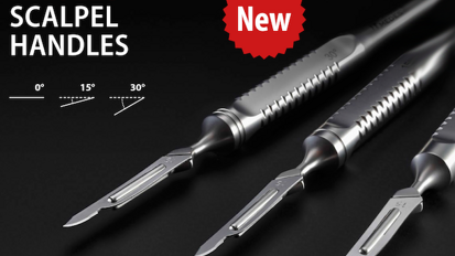 Medesy presenta su mango de bisturí angulado Medesy presenta su mango de bisturí angulado