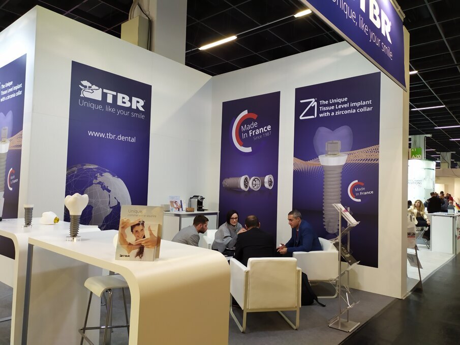 Parmi les exposants français, la société TBR était bien présente.