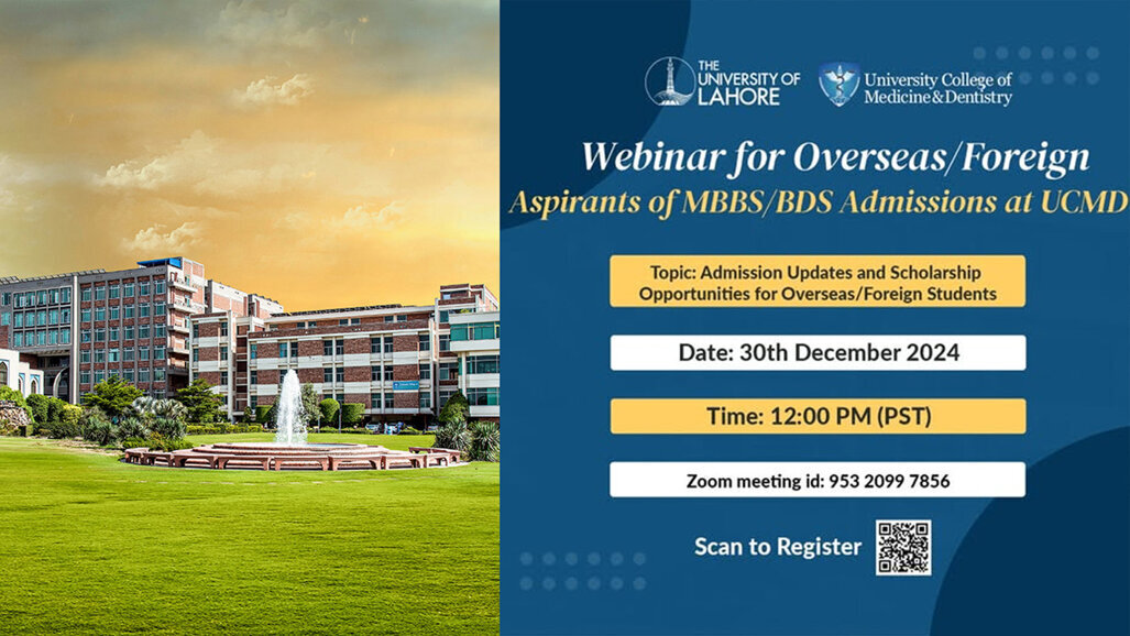 UCMD hosts webinar on BDS admissions, scholarships for overseas students