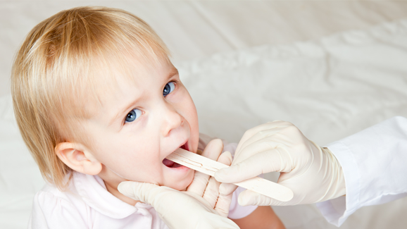 Untersuchung zu Infektionskrankheiten bei Kindern