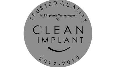Certyfikat CleanImplant dla implantu V3 MIS Implants Technologies