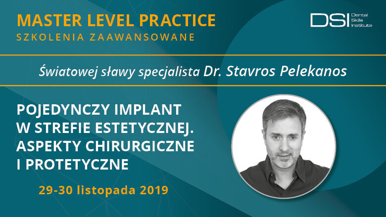 Pojedynczy implant w strefie estetycznej wg dr Stavrosa Pelekanosa