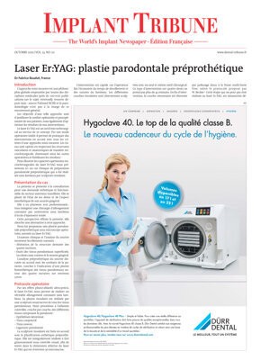 Implant Tribune France No. 2, 2021 Implant Tribune France No. 2, 2021