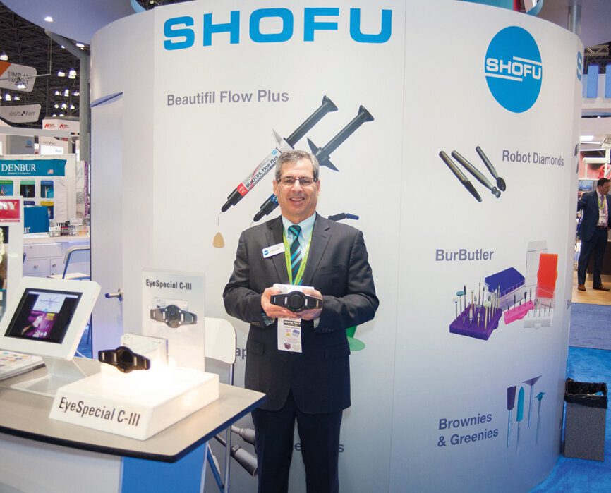 Rich of Shofu Dental Corp. (Photo: Jahmel Charles, Dental Tribune America) 