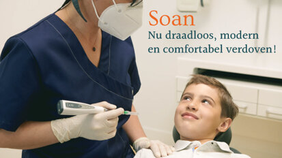 Soan: nu draadloos, modern en comfortabel verdoven!