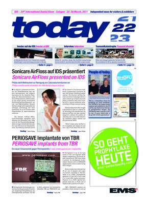 today IDS 2011 Cologne 22 March today IDS 2011 Cologne 22 March