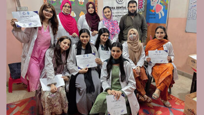 Fun-filled oral health camp brings smiles to Al Musleh School