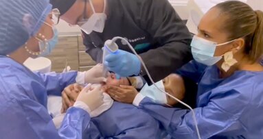 Revolucionando el tratamiento de pacientes con labio y paladar fisurado (Luna, Edad: 25 días)