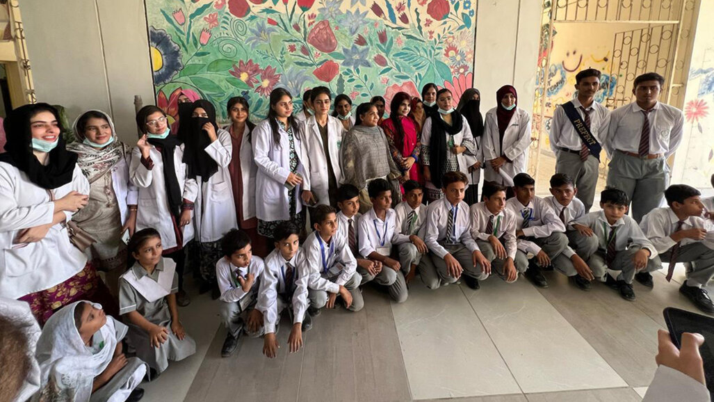 Liaquat College of Medicine & Dentistry conducts community oral health outreach for special needs children