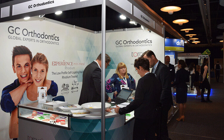 GC Orthodontics booth.