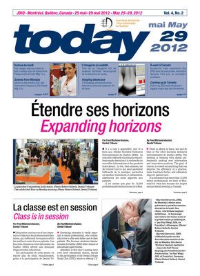 today JDIQ Montréal, May 29, 2012 today JDIQ Montréal, May 29, 2012