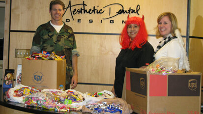 Dentists collect Halloween candy in trick-or-treat buyback